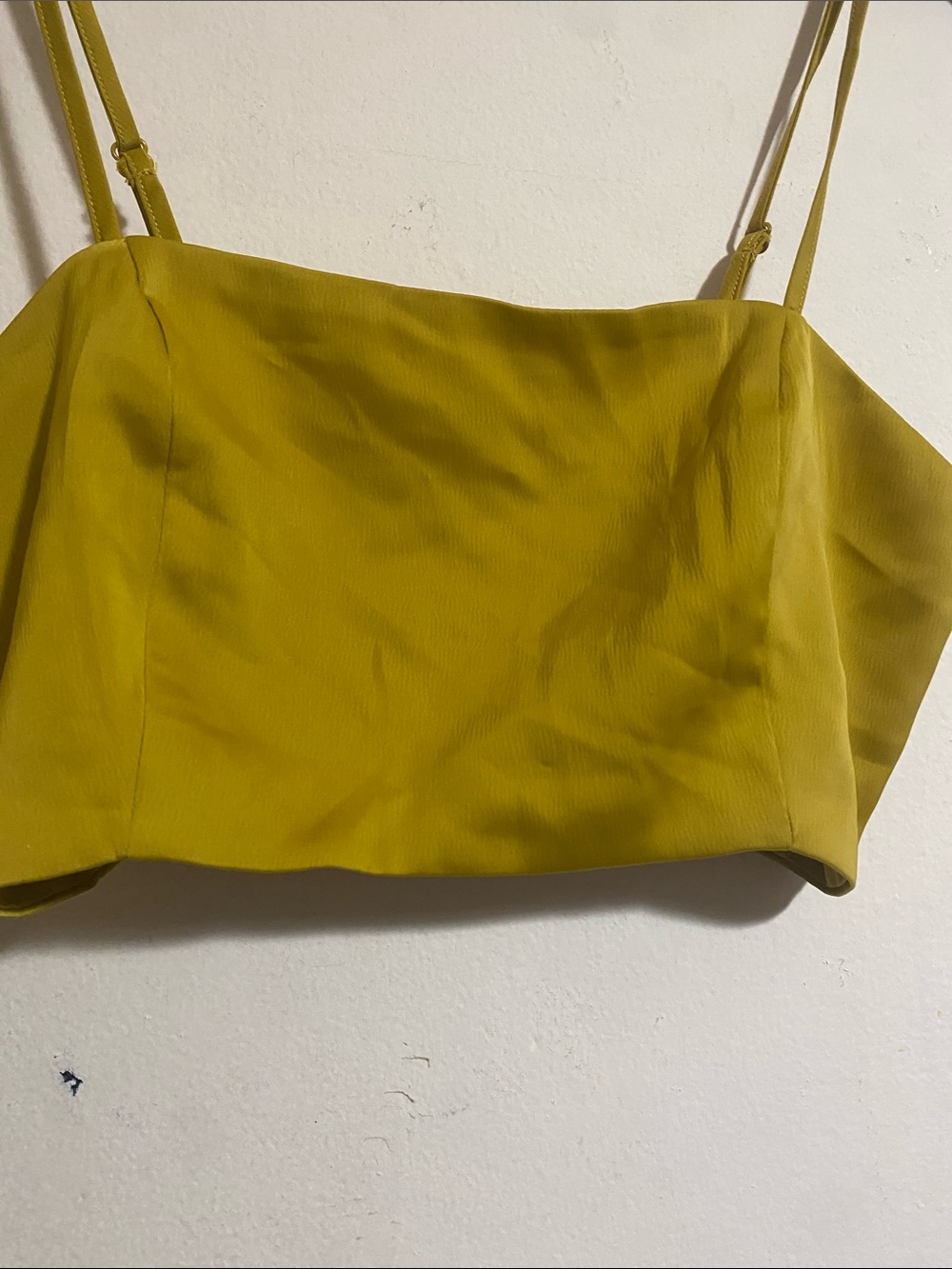 House of Harlow 1960 Mustard Yellow Wide-Leg Pants & Cropped Cami Open to Offers - Picture 5 of 16